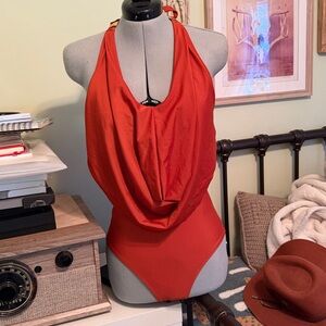 Cut out one piece suit